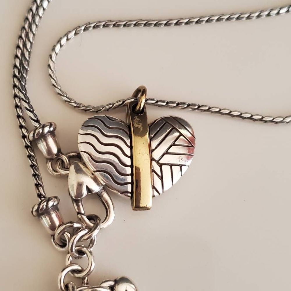 Brighton Acoma Heart Necklace NWT